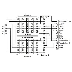 REA 7 BLBK 6 7P MB wiring diagram